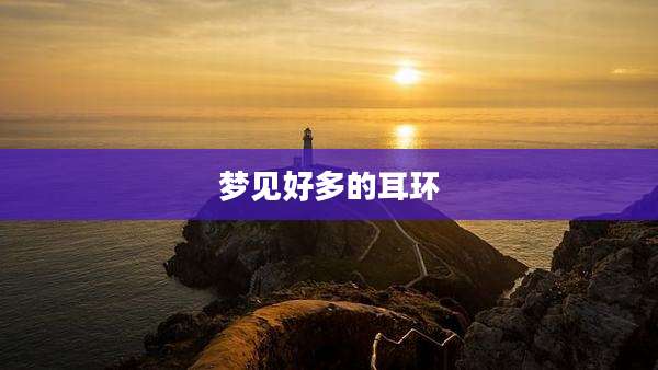 梦见好多的耳环