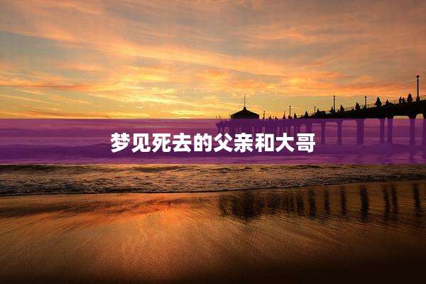 梦见死去的父亲和大哥