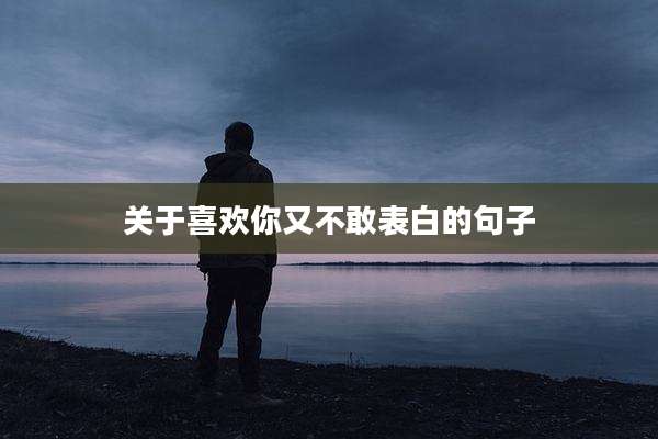 关于喜欢你又不敢表白的句子