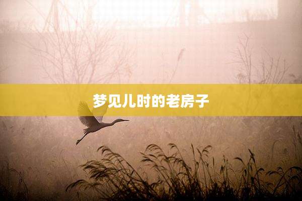 梦见儿时的老房子