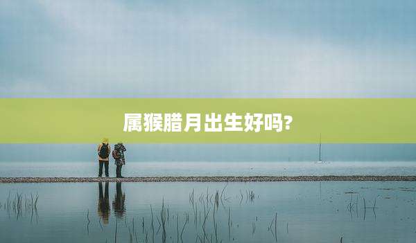 属猴腊月出生好吗?