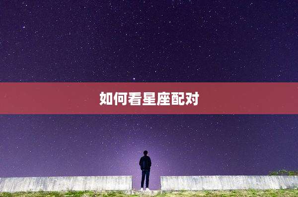 如何看星座配对
