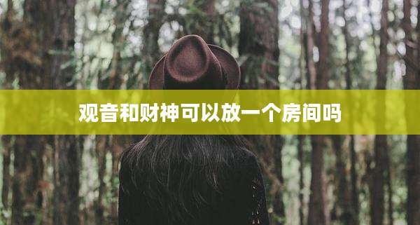 观音和财神可以放一个房间吗