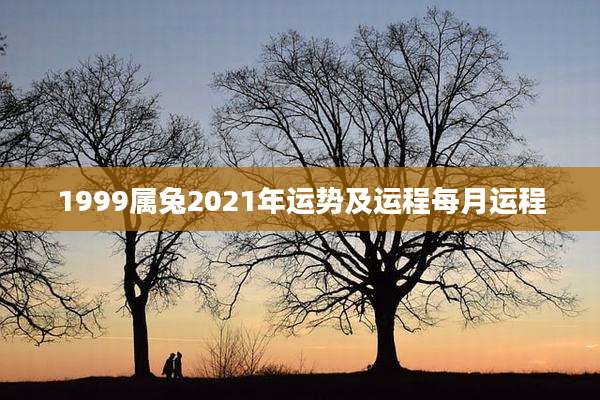 1999属兔2021年运势及运程每月运程