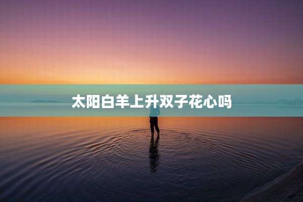 太阳白羊上升双子花心吗