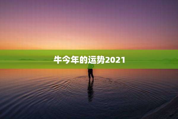 牛今年的运势2021