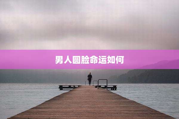 男人圆脸命运如何