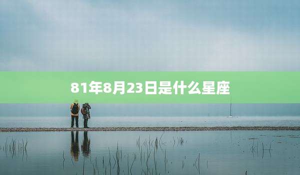 81年8月23日是什么星座
