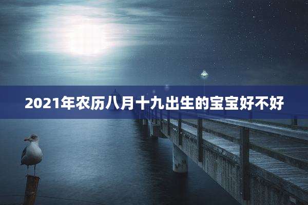 2021年农历八月十九出生的宝宝好不好