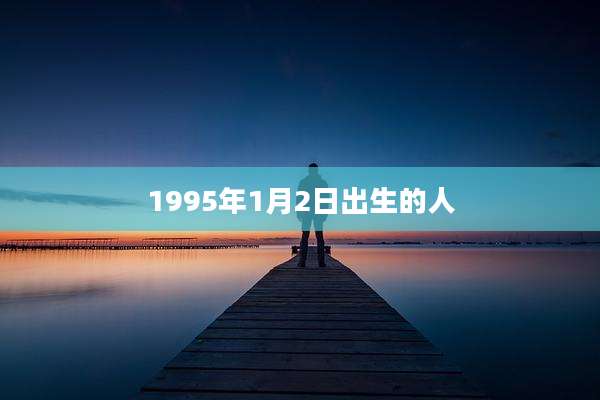 1995年1月2日出生的人