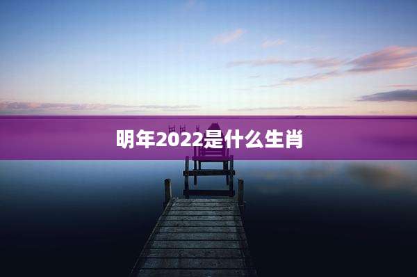明年2022是什么生肖
