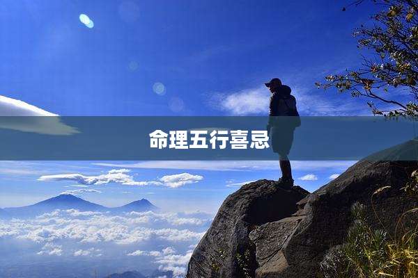命理五行喜忌