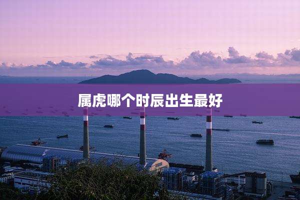 属虎哪个时辰出生最好