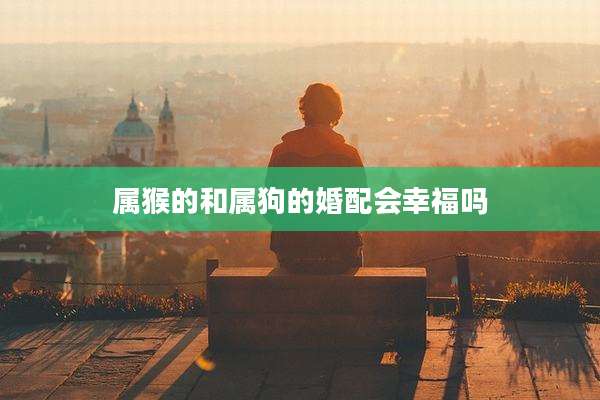 属猴的和属狗的婚配会幸福吗