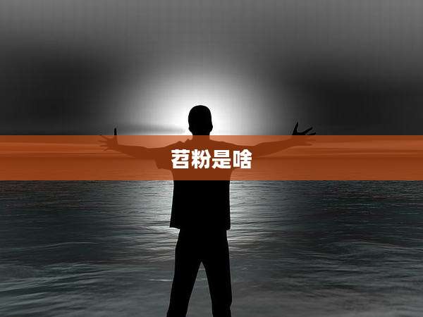 苕粉是啥