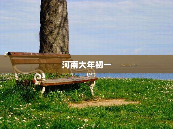 河南大年初一
