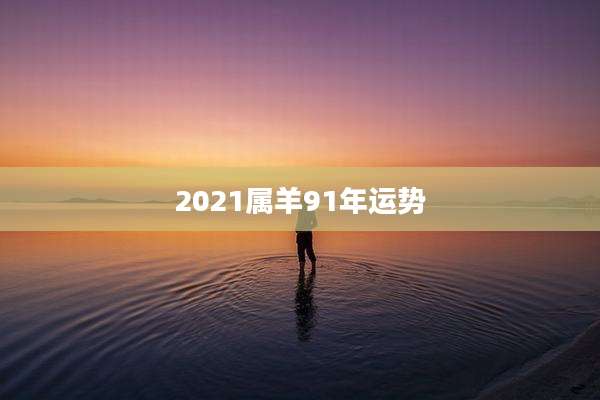 2021属羊91年运势