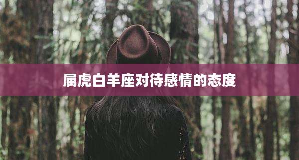属虎白羊座对待感情的态度