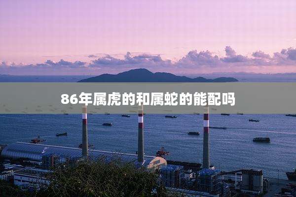 86年属虎的和属蛇的能配吗
