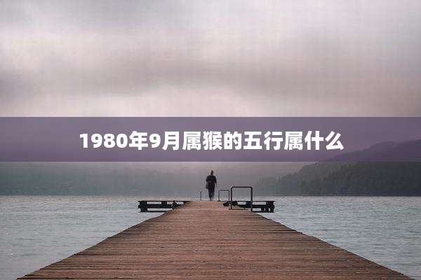 1980年9月属猴的五行属什么