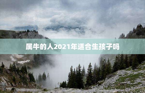 属牛的人2021年适合生孩子吗