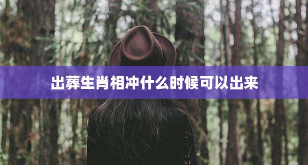 出葬生肖相冲什么时候可以出来