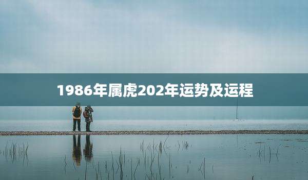 1986年属虎202年运势及运程