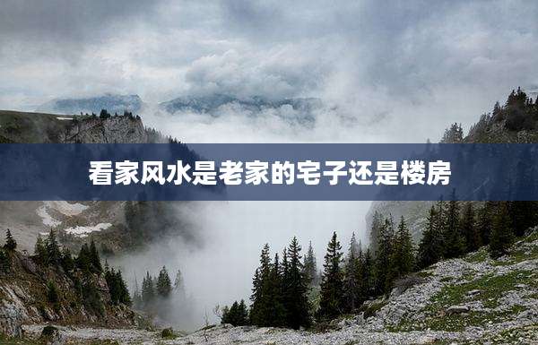 看家风水是老家的宅子还是楼房