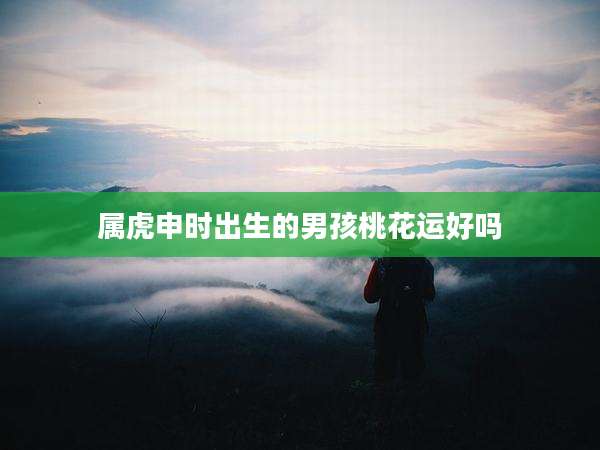 属虎申时出生的男孩桃花运好吗