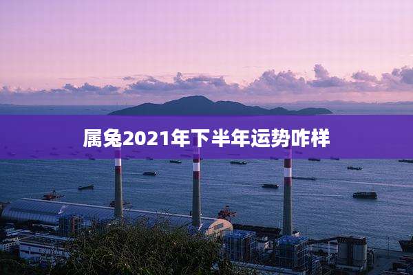 属兔2021年下半年运势咋样