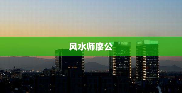 风水师廖公