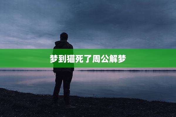梦到猫死了周公解梦