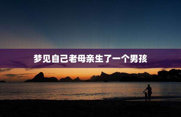梦见自己老母亲生了一个男孩
