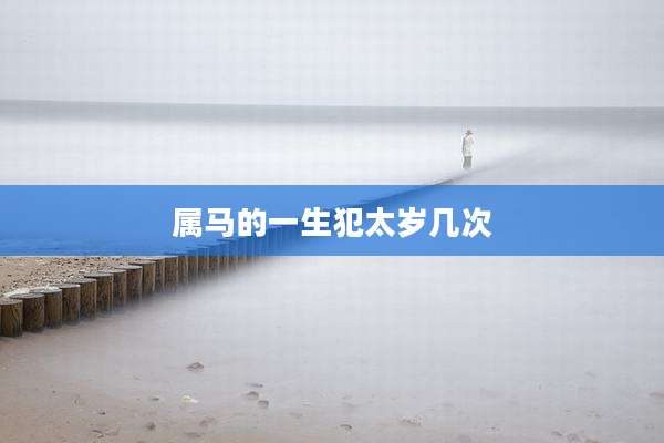 属马的一生犯太岁几次
