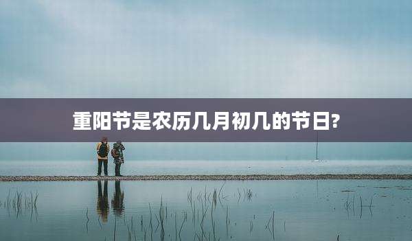 重阳节是农历几月初几的节日?
