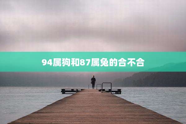 94属狗和87属兔的合不合