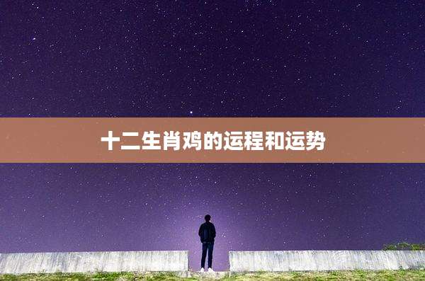 十二生肖鸡的运程和运势