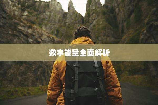数字能量全面解析