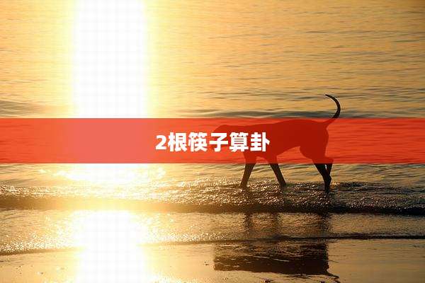 2根筷子算卦
