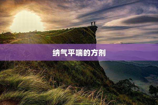 纳气平喘的方剂