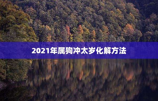 2021年属狗冲太岁化解方法