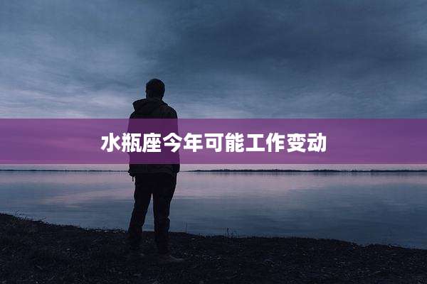 水瓶座今年可能工作变动