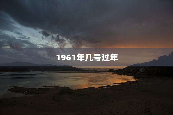 1961年几号过年