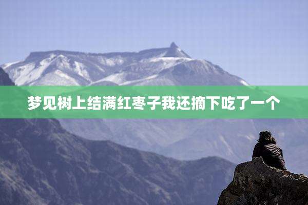 梦见树上结满红枣子我还摘下吃了一个