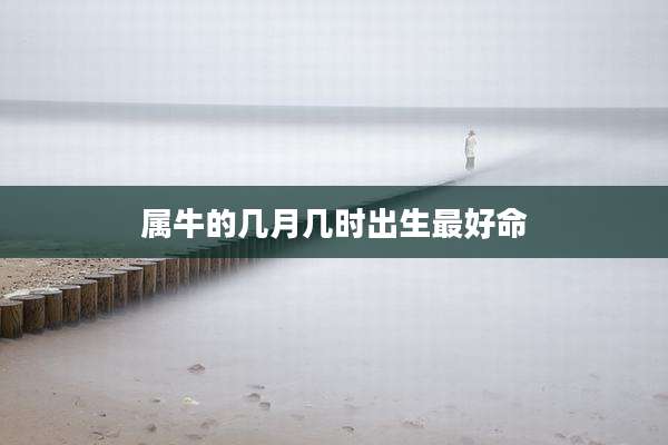 属牛的几月几时出生最好命