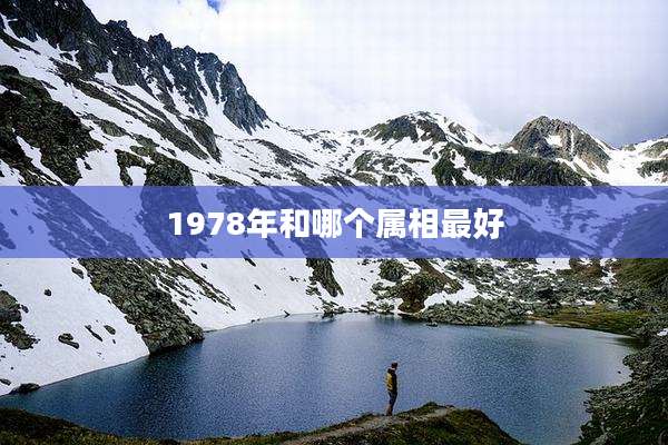 1978年和哪个属相最好