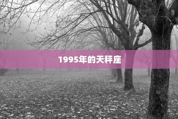 1995年的天秤座