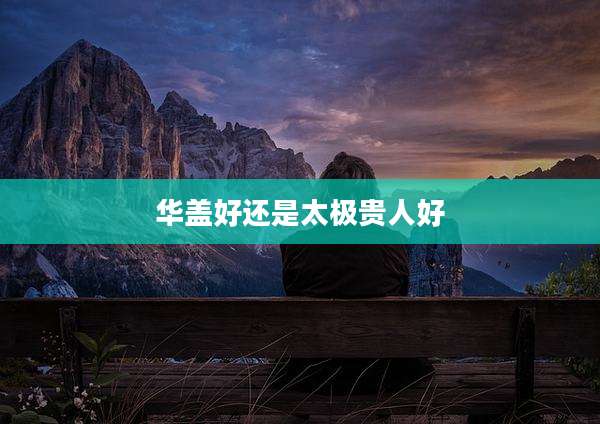 华盖好还是太极贵人好