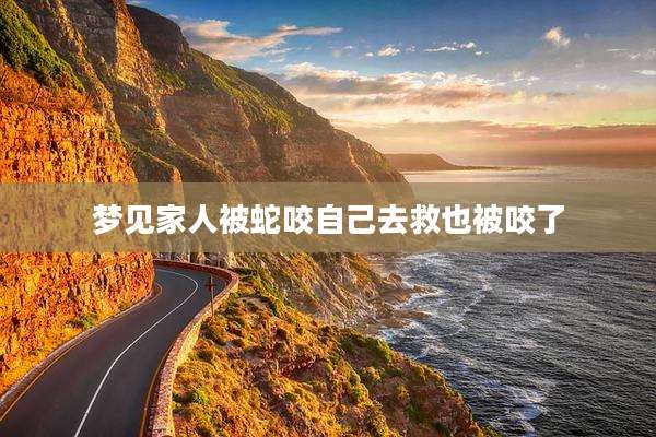梦见家人被蛇咬自己去救也被咬了