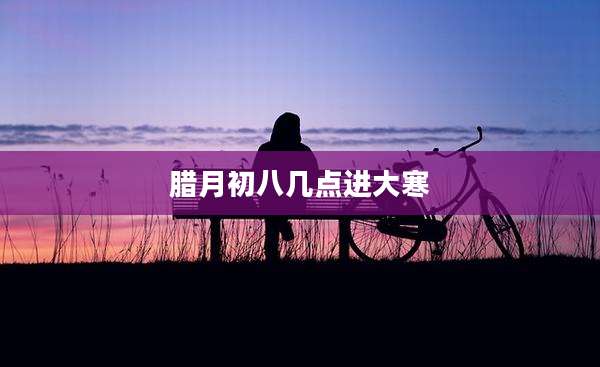 腊月初八几点进大寒